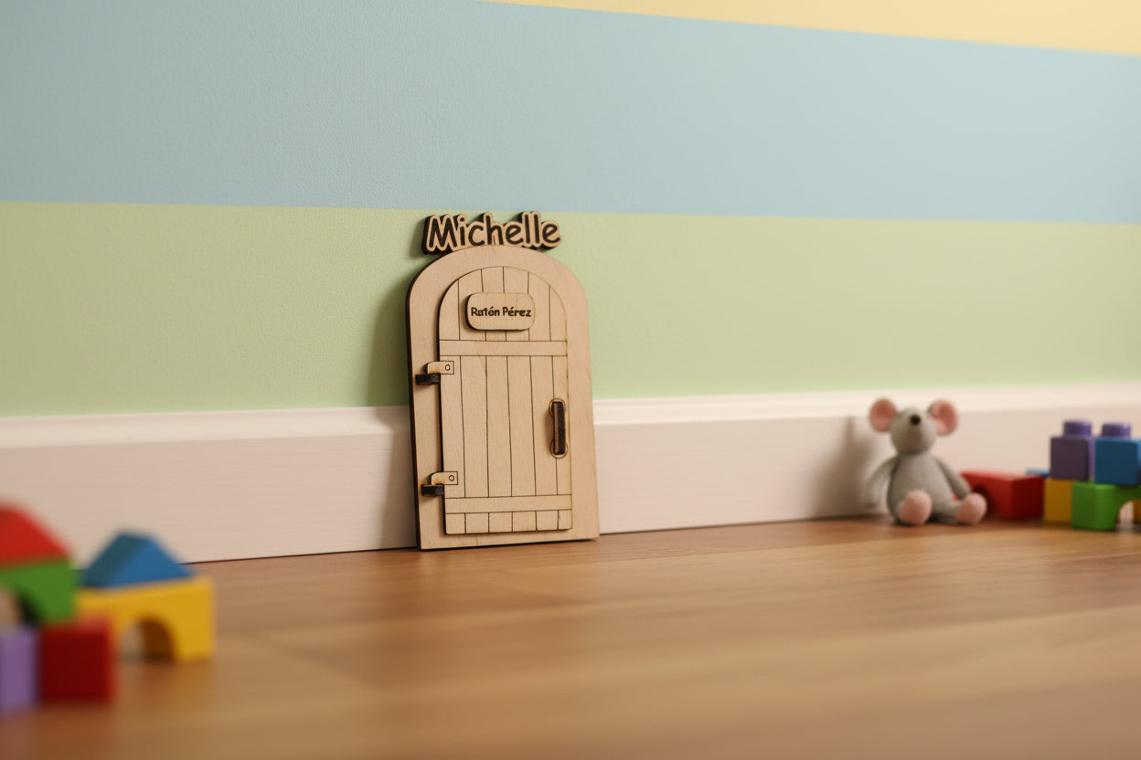 Puerta Ratoncito Pérez con fondo