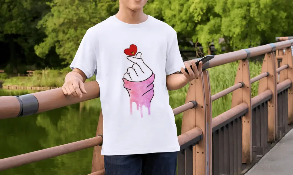 CAMISETA TICK LOVE