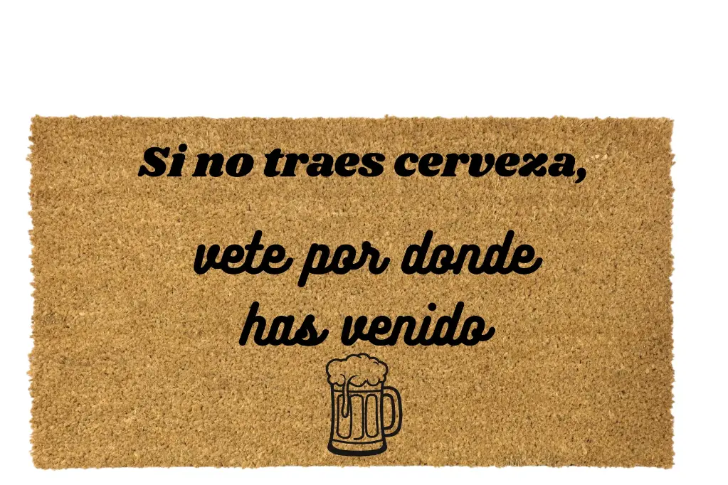 FELPUDO "RECTANGULAR" CERVEZA