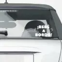 PEGATINA PARA COCHE "BEBÉ A BORDO"