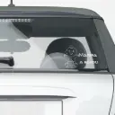 PEGATINA PARA COCHE "BEBÉ A BORDO" CON NOMBRE