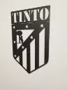 SILUETA ESCUDO ATLÉTICO DE MADRID
