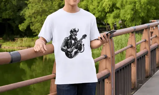 CAMISETA ROCK DEVIL