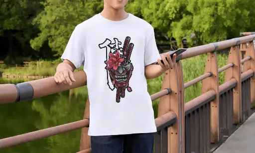 CAMISETA SMILE ROSE