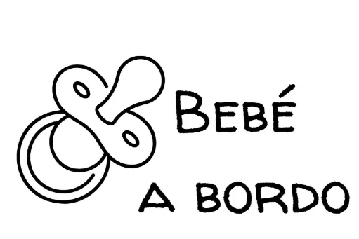 [2025BBAB2] PEGATINA PARA COCHE "BEBÉ A BORDO"