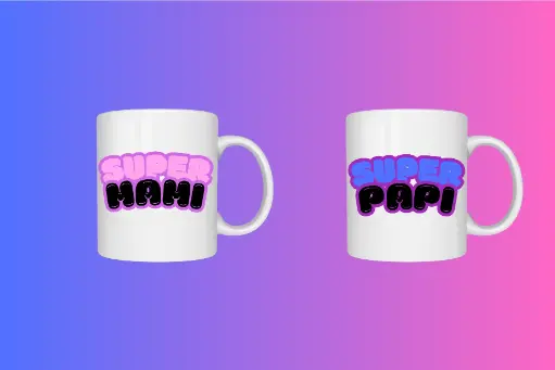 TAZA SUPERPAPI O SUPERMAMI