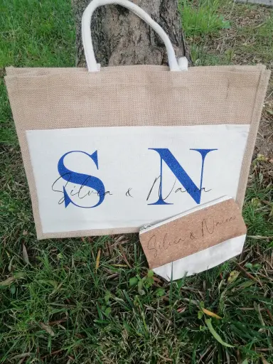 SET BOLSO DE PLAYA Y NECESER 