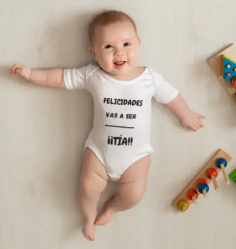 BODY PARA BEBÉ "VAS A SER..."
