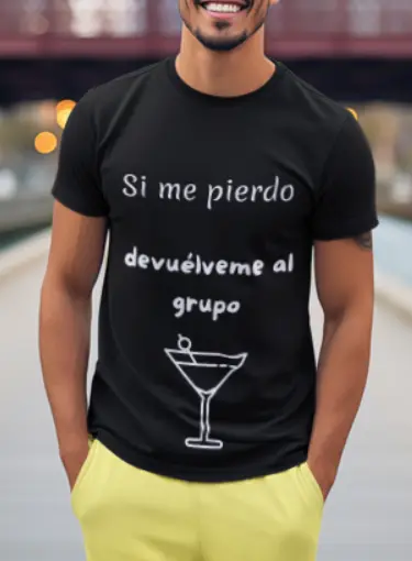 CAMISETA "SI ME PIERDO..."