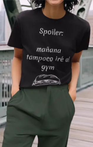 CAMISETA "SPOILER:..."