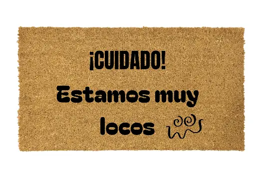 [001091] FELPUDO "RECTANGULAR" CUIDADO